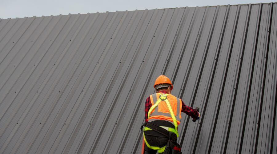 Professional metal roof installation services in Laceyville, PA